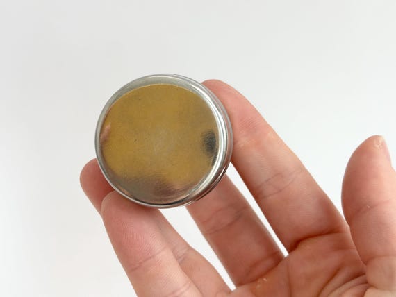 Unity White Enamel Vintage Circular Tiny Silver T… - image 4