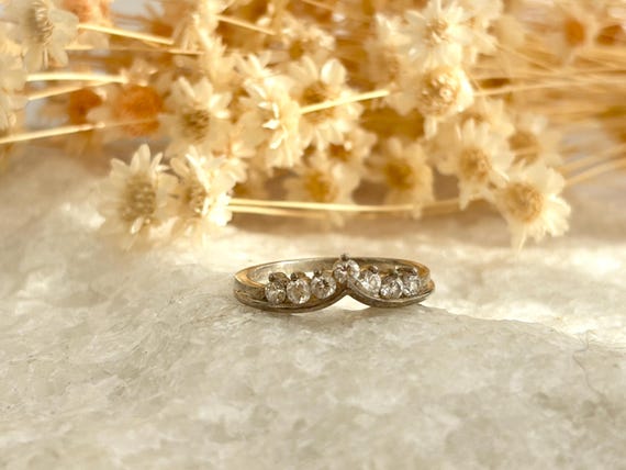 Stackable Chevron | V Shaped Minimalist Wedding B… - image 5