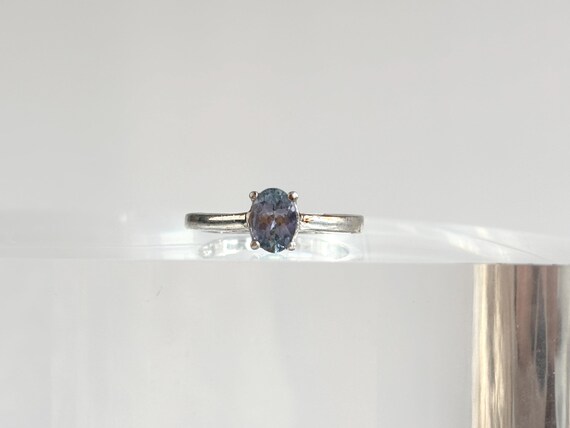 Alexandrite Gemstone Oval Solitaire Sterling Silv… - image 15