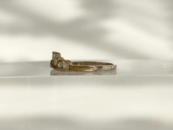 Stackable Chevron | V Shaped Minimalist Wedding B… - image 3