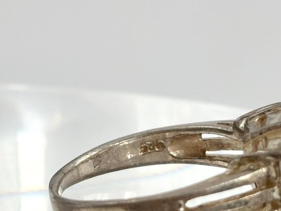 Pink Quartz Multi Gemstone Split Split 925 Sterli… - image 5