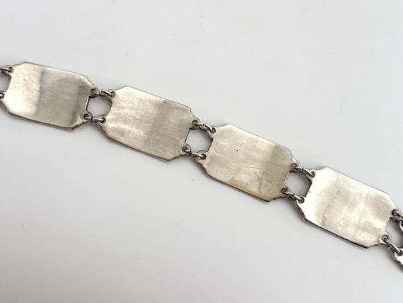 Siam Sterling Silver White Rectangular Paneled Mu… - image 5