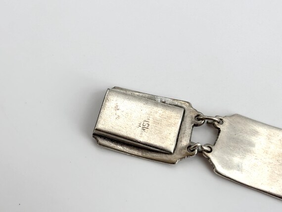 Siam Sterling Silver White Rectangular Paneled Mu… - image 7