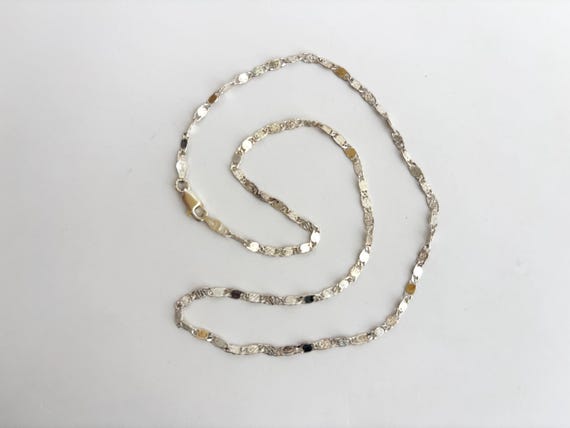 Oval Sectioned Solid Sterling Silver 925 Vintage … - image 9