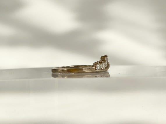 Stackable Chevron | V Shaped Minimalist Wedding B… - image 11