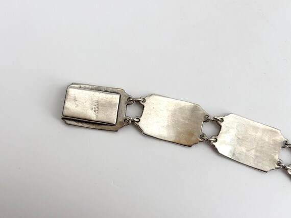 Siam Sterling Silver White Rectangular Paneled Mu… - image 4