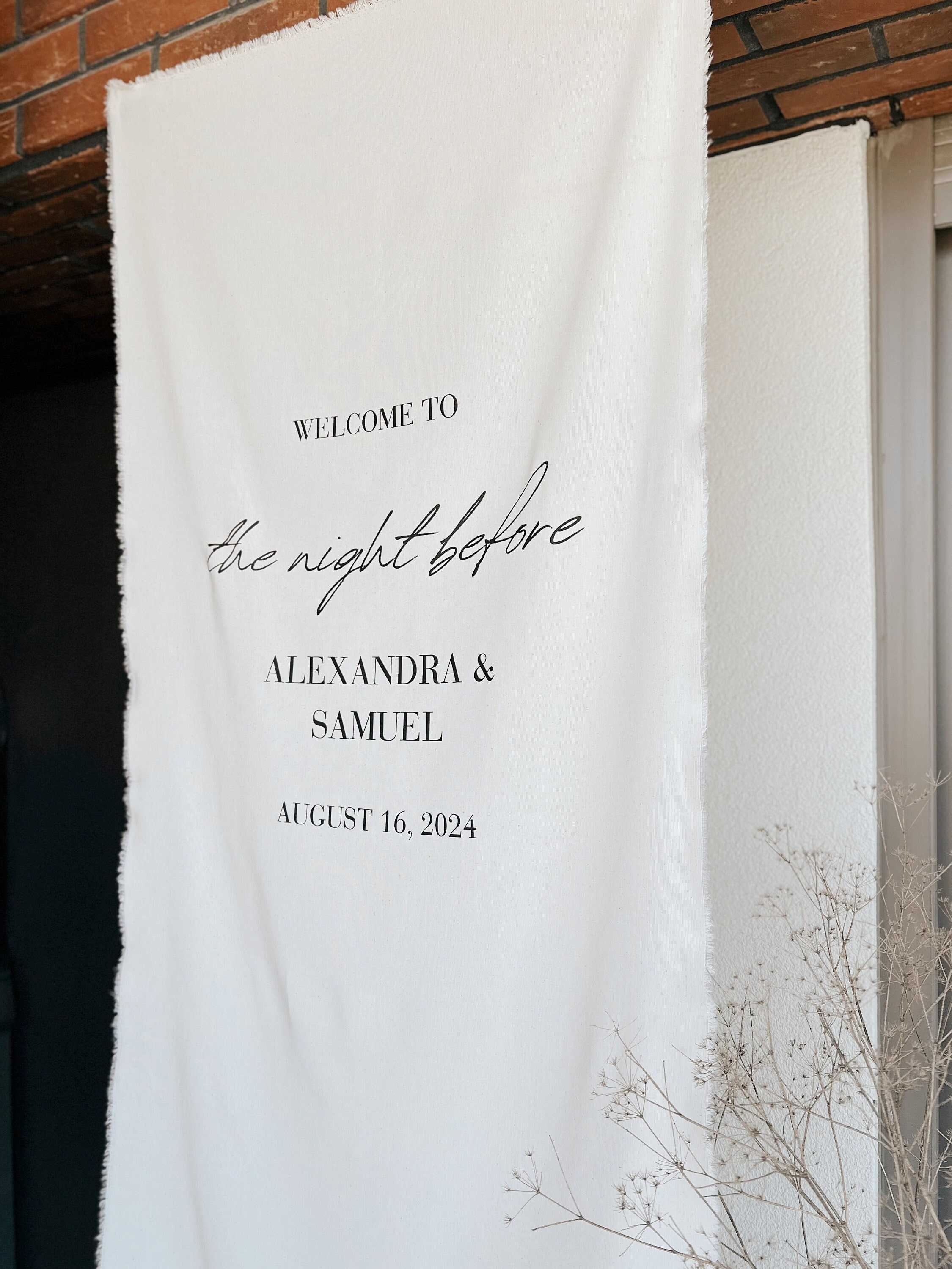 The Night Before Wedding Welcome Sign Template, Wedding Rehearsal