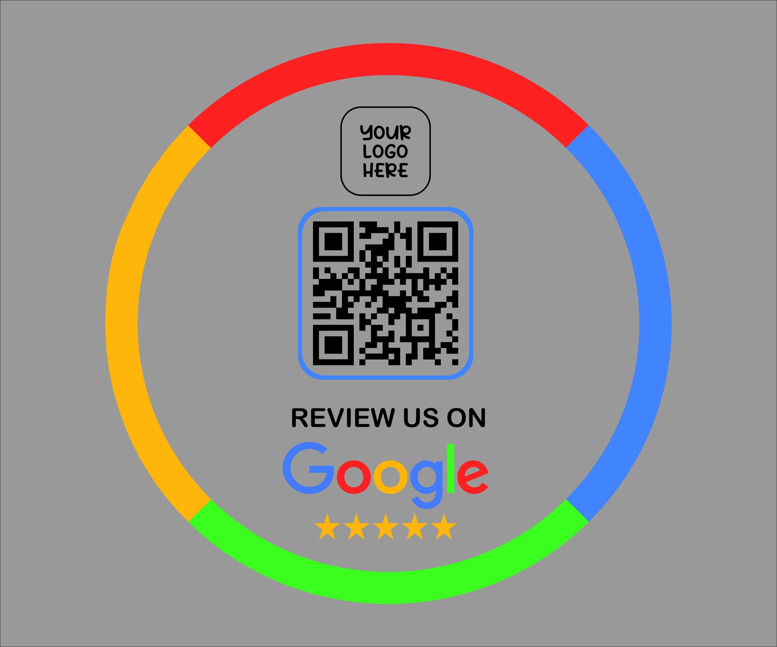 Review Us on Google Sticker With QR Code for Your Shop or Restaurant - Etsy