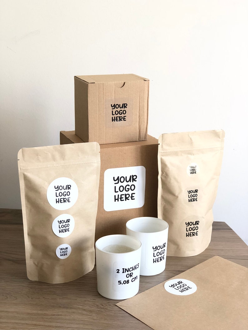 Round Stickers Custom Round Business Logo Personalized Sticker Business