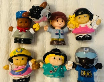 フィッシャープライス リトルピープル 7個セット 子供 幼児 おもちゃ 遊び ごっこ遊び 学習