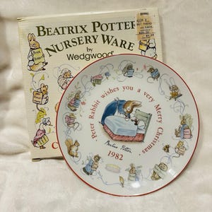Peter Rabbit Christmas Plate - Etsy