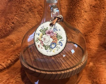 Handmade tiered half gallon jug Charcuterie Board Farmhouse Decor Vtg Coin Bank
