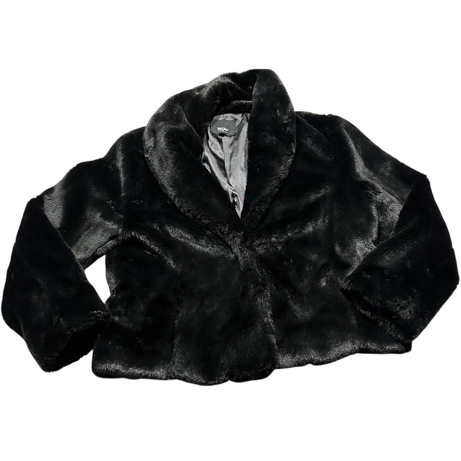 Y2k Faux Fur Jacket - Etsy