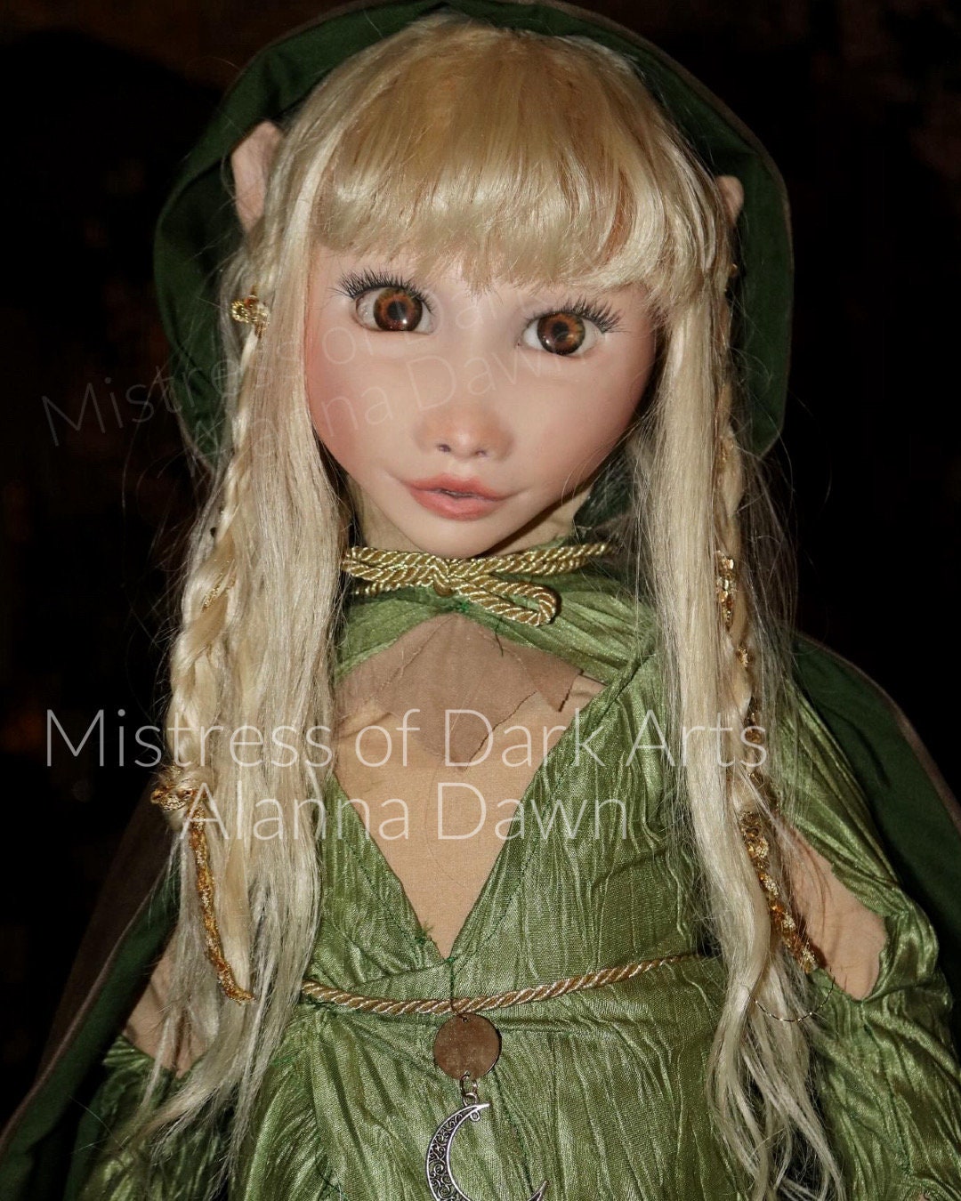 Gelfling Kira Custom Art Doll 36” Tall. Inspired by Jim