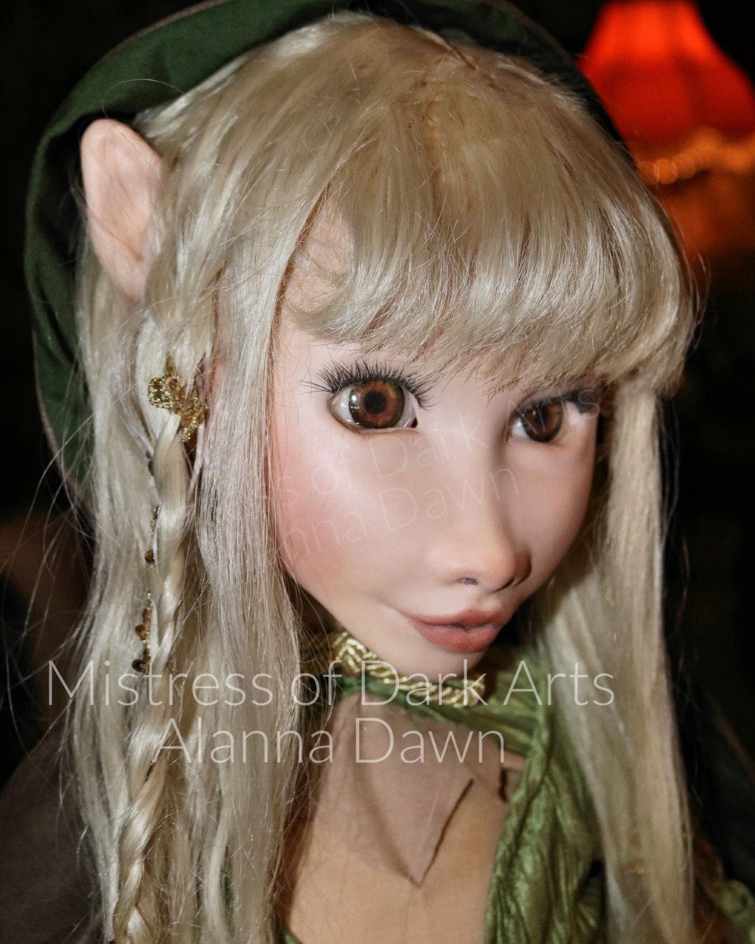 Gelfling Kira Custom Art Doll 36” Tall. Inspired by Jim Hensons