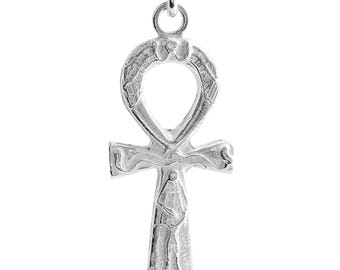 Silver Ankh Pendant, Ankh Pendant, Silver Pendent, Ankh, Sterling Silver Pendant, Egyptian Pendant, Chain Optional