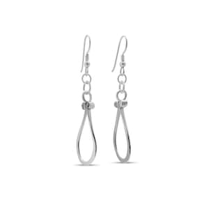 Silver Tear Drop Earrings, Silver Drop Earrings, Sterling Silver Earrings, Dangling Earrings, Drop Earrings