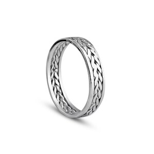 Silver Ring, Silver Band, Silver Men&#39;s Ring, Silver Women&#39;s Ring, Silver Wedding band, Ring for Christmas Gift