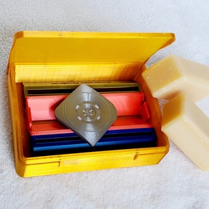 Soap Beveler Kit: Multi-Sided Scraper Tool, 3D Printed