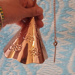 Yewa Bell Yeggua campana cobre Iyewa Yegua Oddua Oshanla Herramientas de Yewa Cobre ocha Babalu Oshanla Oshumare Nana Buruku Olokun Boromu