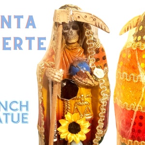 Standbeeld van Santa Muerte - Nuestra Señora Santísima Virgen Death San Miguel Virgen Guadalupe Katholiek Mexico Saint Our Lady Maria
