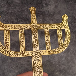 Brass Orisha Iroko staff Ceiba Tempo Loco Orisa Yoruba Lucumi Santeria Candomble Orixa (Babalu Aye, Yewa, Oshumare Nana Buruku Ode Olokun)