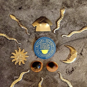 Nana Buruku silver metal orisha tools Babalu Arara herramientas de Buuku orisa vodun  oricha set for adimu oricha waters nanan buukun