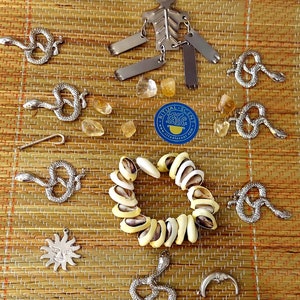 Boromu + Borosia tool set Bromu staff Brocia Oduduwa Yewa Ifa Olokun orisa ifa santeria Oricha funfun dada iyewa oddua broncia ori olokun