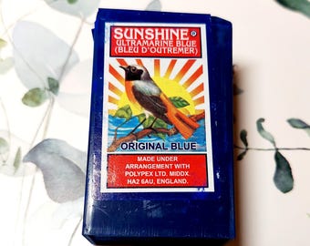 Sunshine Bluing añil waji indigo blue powder bóveda spiritism Reckitts hoodoo Voodoo cleansing baño soap