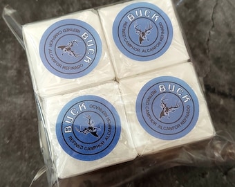Camphor Alcanfor Blocks for Spiritual Use (4 x 4) Tabletas 100% Natural for Protection, Incense, or Home Cleansing Spiritual home efun añil
