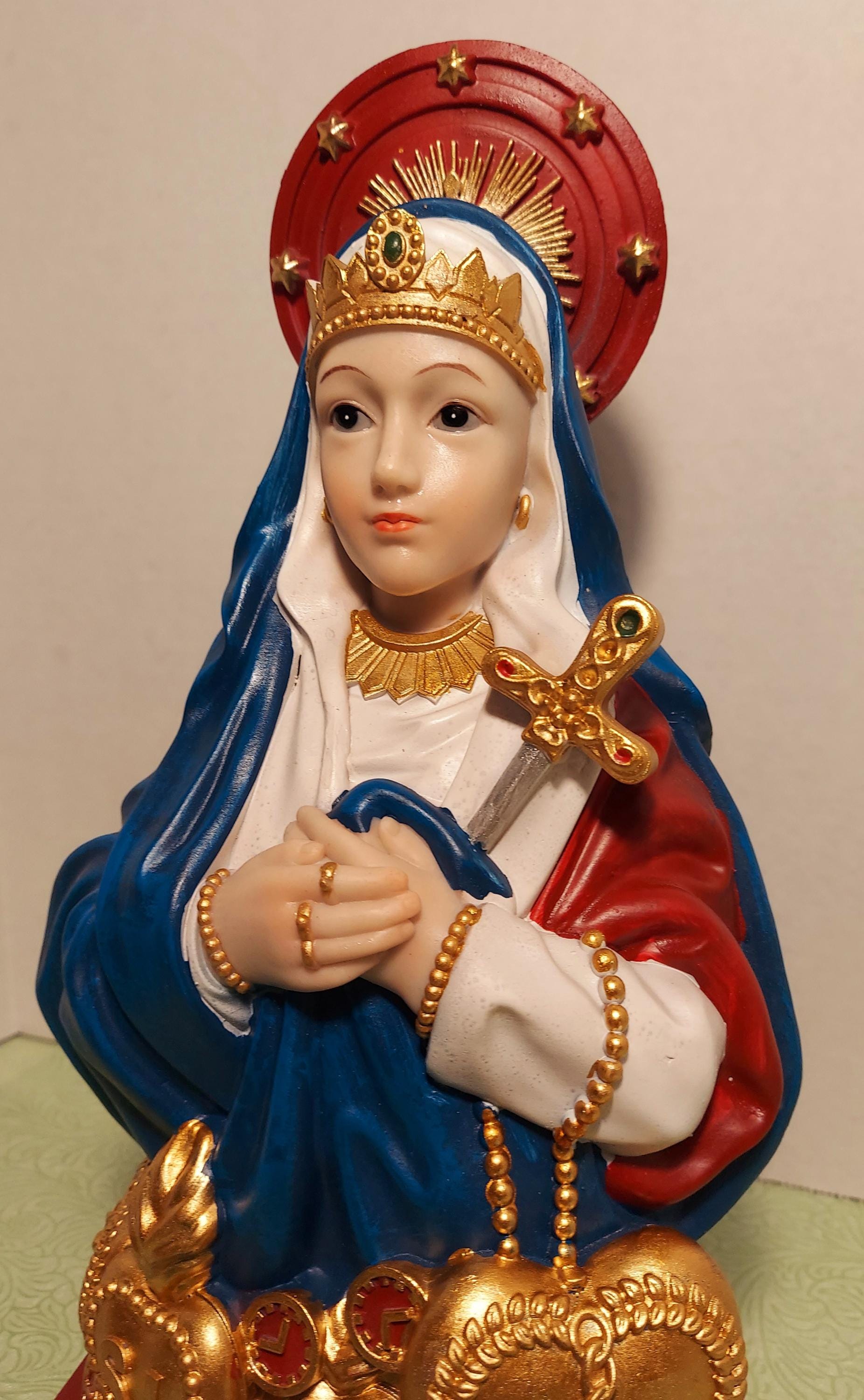 Erzulie Freda Statue Image Ezili Fweda Lwa Figure Lwa Loa Haitian