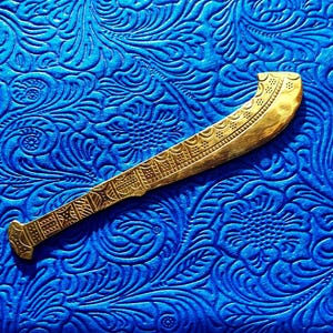 Osun Osogbo Yoruba Orisa ada sword Ide Oshun Ochun Herramientas Oshun statue sopera fan abebe crown Isese ileke brass cutlass Ibu logunede