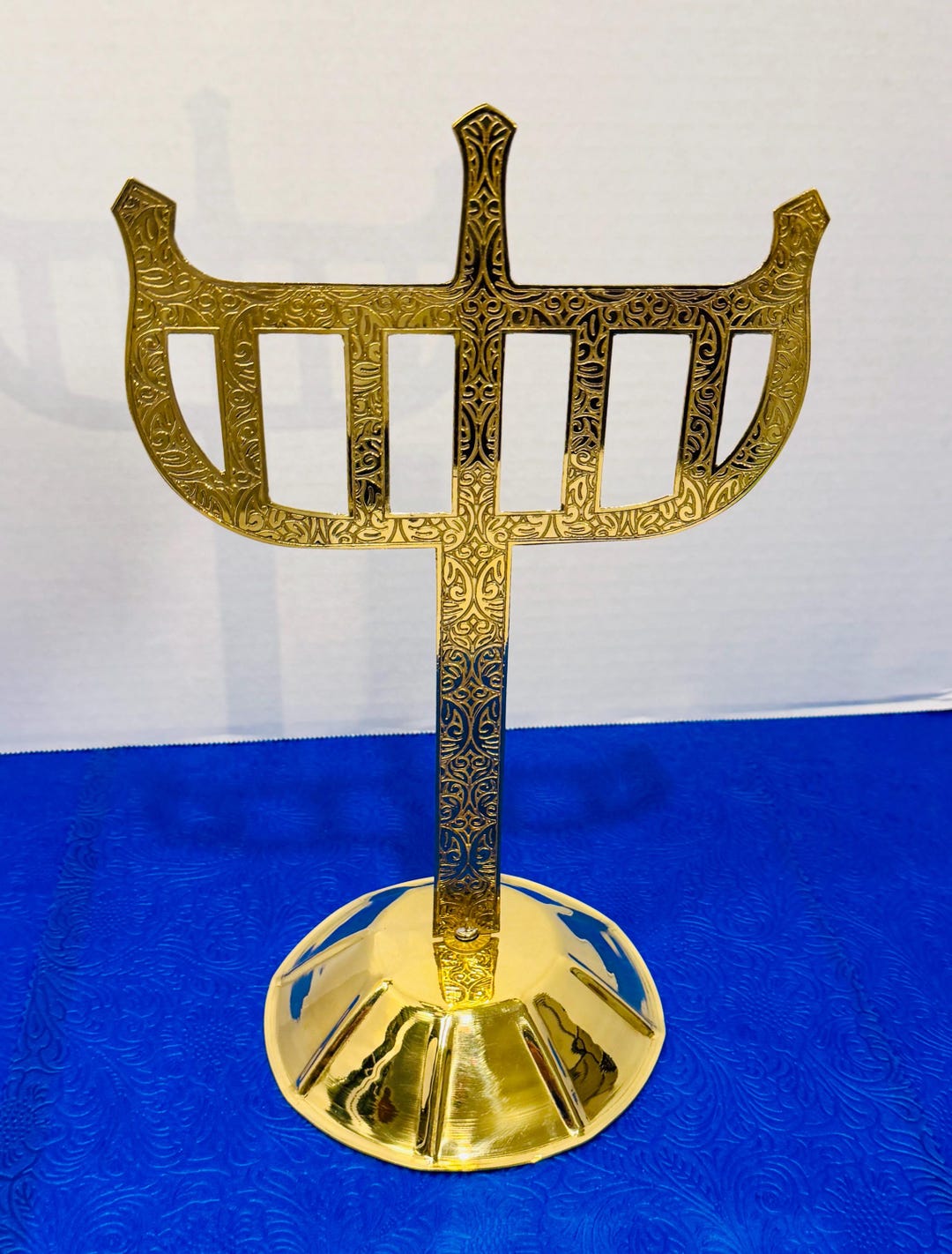 Orisha Ritual Staff Brass Orisha Iroko Staff Ceiba Tempo Loco Orisa Yoruba Lucumi Santeria ...