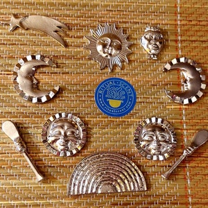 Ananagu metal orisha tool set annanagume olokun olosa iroko dada ocha ifa orisa funfun herramientas yoruba santeria lucumi ocha osain ifa