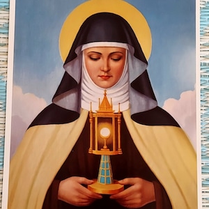 Saint Claire Clara Klemenzin Lwa Lithographs Lwa loa Haitian Vodun image altar Chromolithographs image drapo flag statue cromos pe Vodou