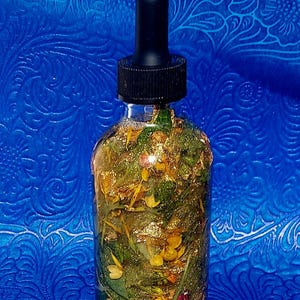 Money Ritual Oil, spell Prosperity Conjure Oil with Herbs, Gems, Gold Leaf 4oz Dropper Bottle Wealth Attraction Hoodoo Oil handmade money drawing ritual oil, afro atlantic prosperity conjure blend, wealth attraction feng shui rootwork oil, handcrafted spell oil with herbs and stones, 24k gold leaf magical abundance oil, magick intention oil for money success, financial prosperity ritual anointing oil money drawing oil, conjure hoodoo, prosperity spell oil, wealth ritual oil, rootwork abundance
