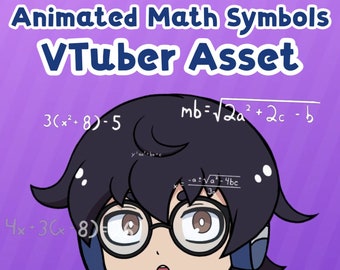 Math Symbols Meme Animated VTuber Asset (Digital Download)