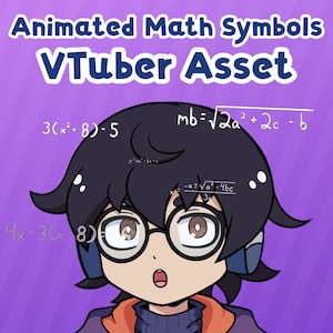 Math Symbols Meme Animation pour VTubers et streamers | Actif VTuber | Pour VTubing