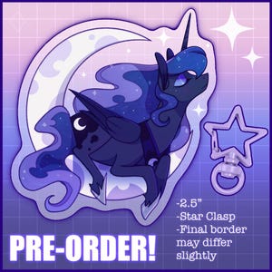 MLP Prinzessin Luna Mond Charm Anhänger [VORBESTELLUNG]