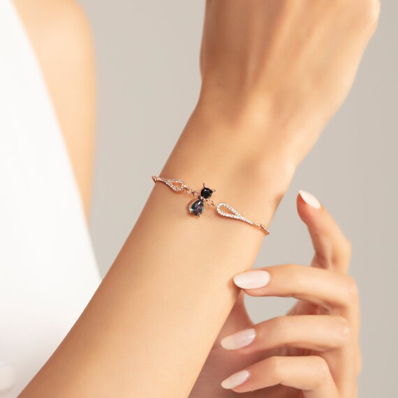 Etsy cat clearance bracelet