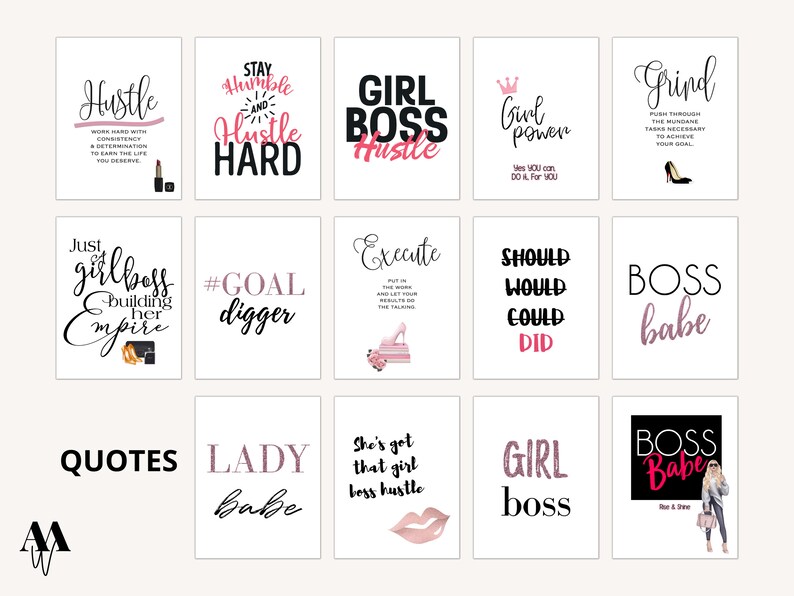 Girl Boss Planner Printable Boss Babe Planner Printable Lady - Etsy
