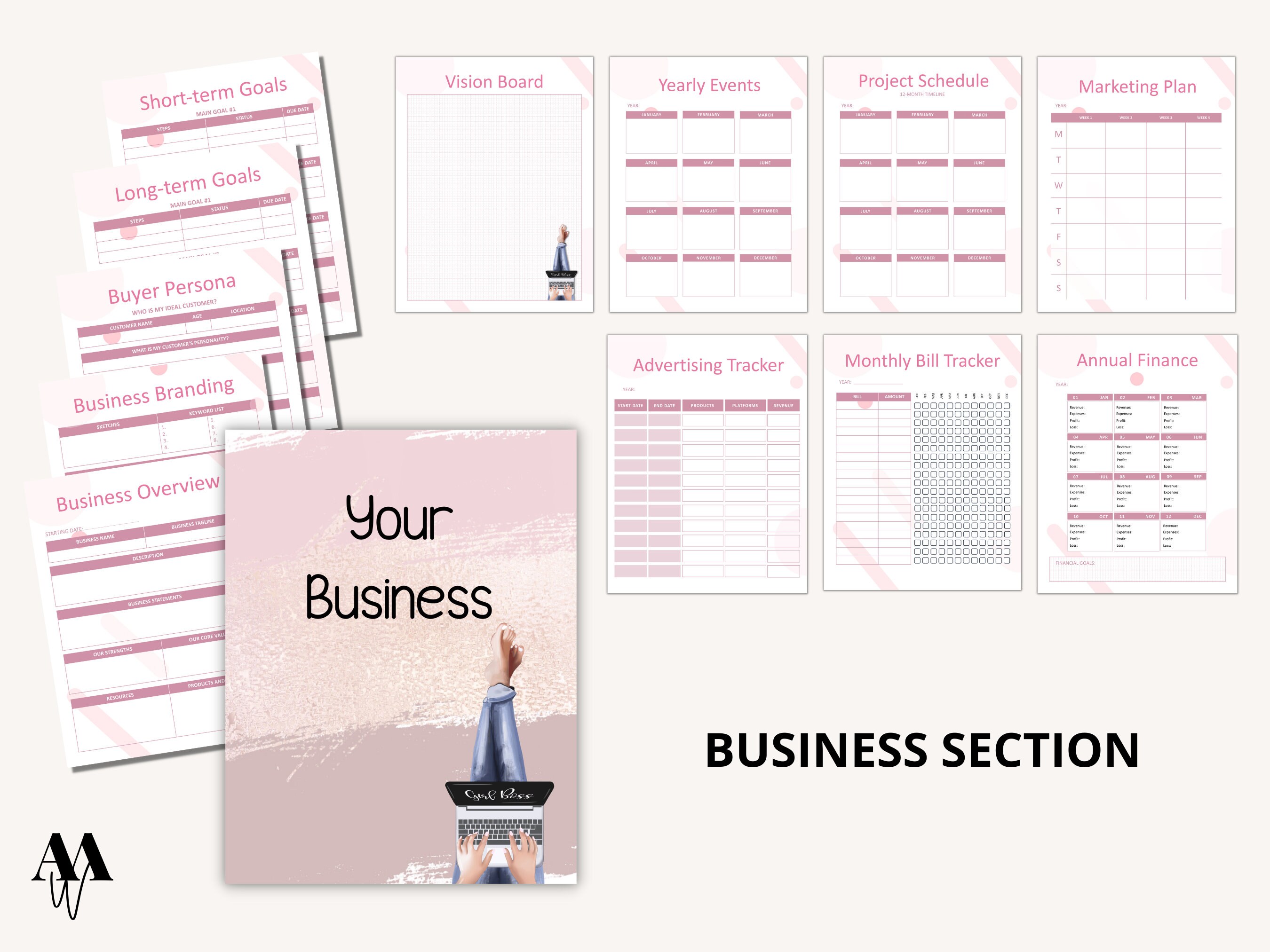 Girl Boss Planner Printable, Boss Babe Planner Printable, Lady Boss ...