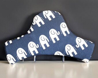 SALE IKEA Highchair Cushion Cover for Klammig, Pyttig, Antilop Elephant Navy Blue
