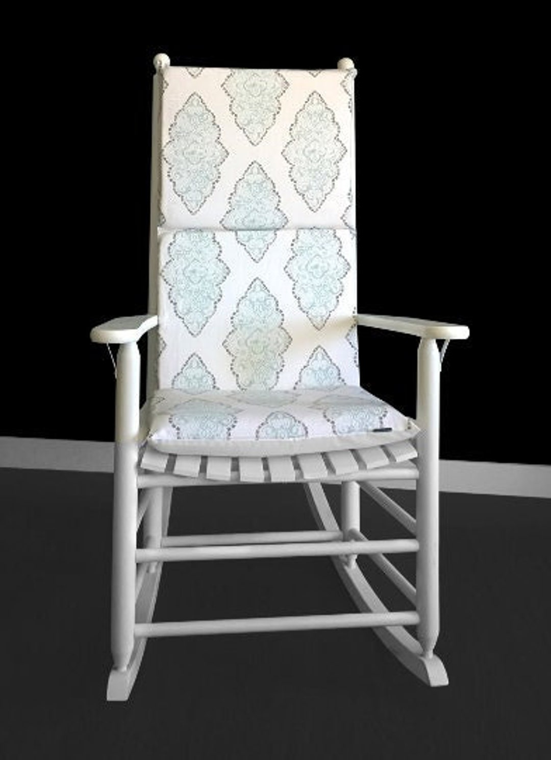 Patterned Rocking Chair Cushion Etsy