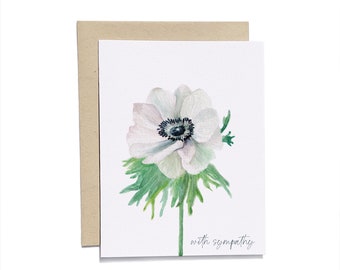 Sympathy Card | Watercolor Greeting Card