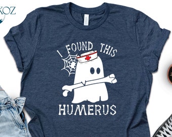 I Found This Humerus Shirt, Funny Halloween Shirt For Kids, Funny Humerus Shirt, Halloween Party Shirt, Funny Ghost Shirt