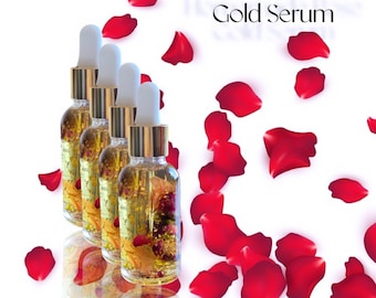 Rose Glow Serum, Rose Gold Serum, face serum, Rose Face Serum