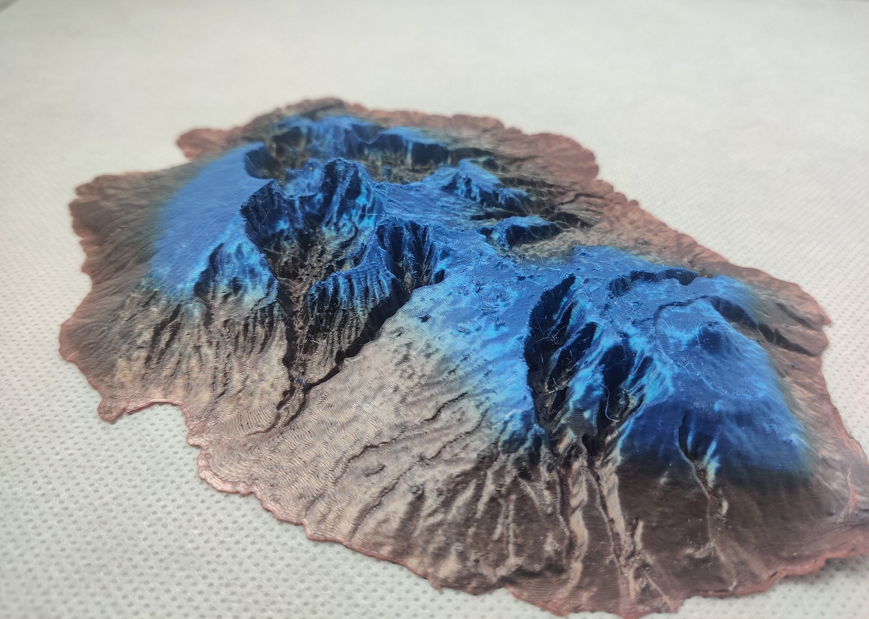 Ile de La Réunion en Impression 3D