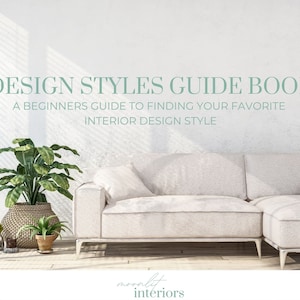 Guía de estilos de diseño, Guía de estilo de diseño de interiores, Mood Board de estilos de diseño de interiores, Guía de estilos de diseño de interiores