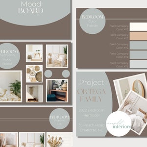 Canva Client Presentation Template Interior Designer Client - Etsy